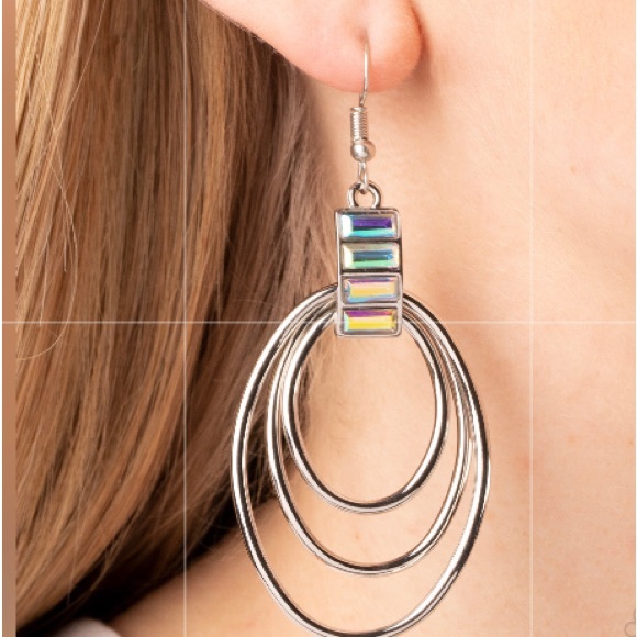 Iridescent Earrings - Picture 2 of 2